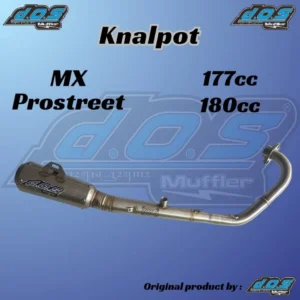Knalpot D.O.S Muffler MX Prostreet 177cc/180cc