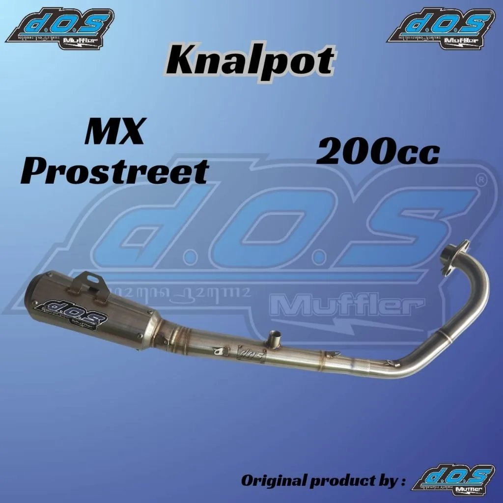 Knalpot D.O.S Muffler MX Prostreet 200cc