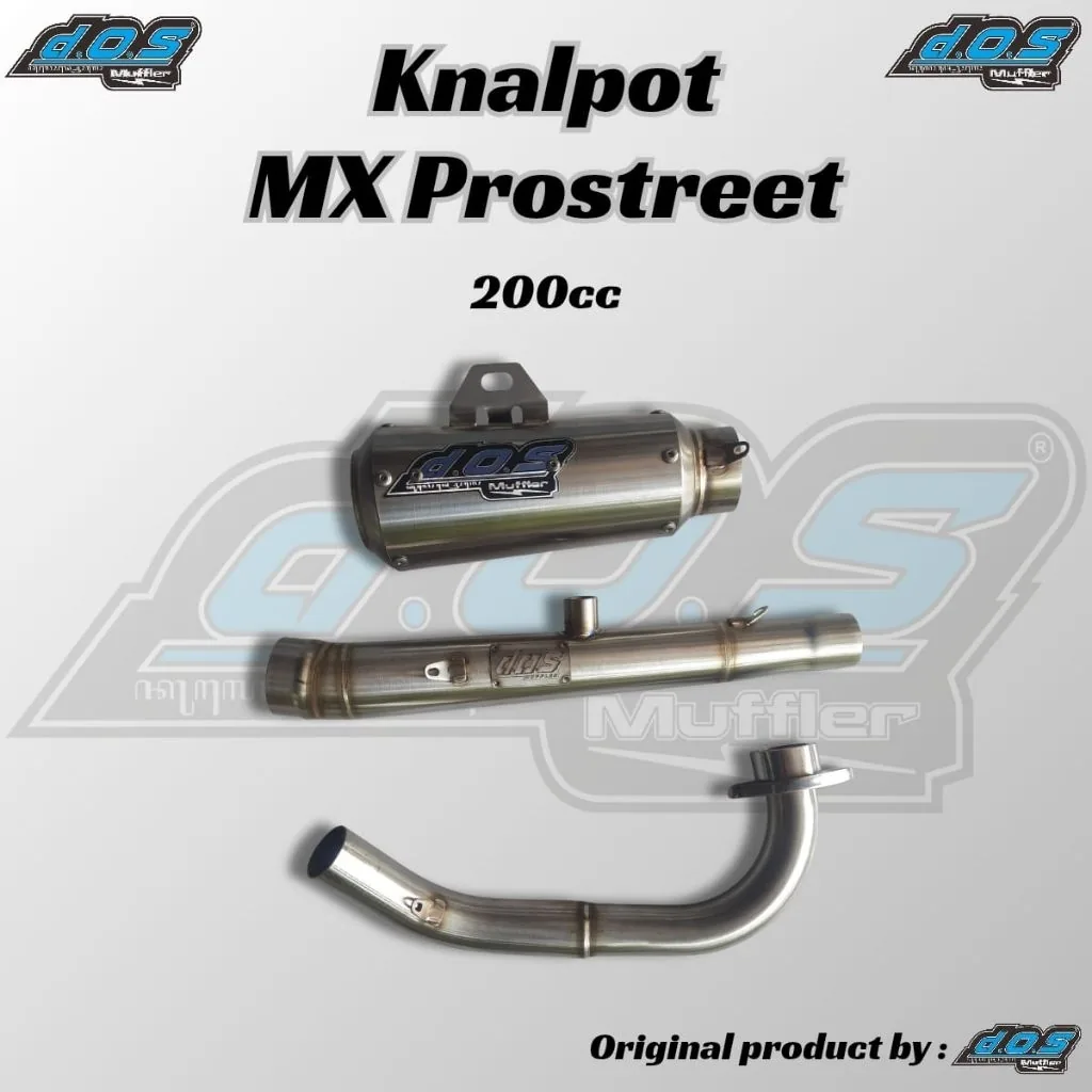 Knalpot D.O.S Muffler MX Prostreet 200cc
